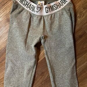 Gymshark Gray Leggings with Sporty Elastic Waistband